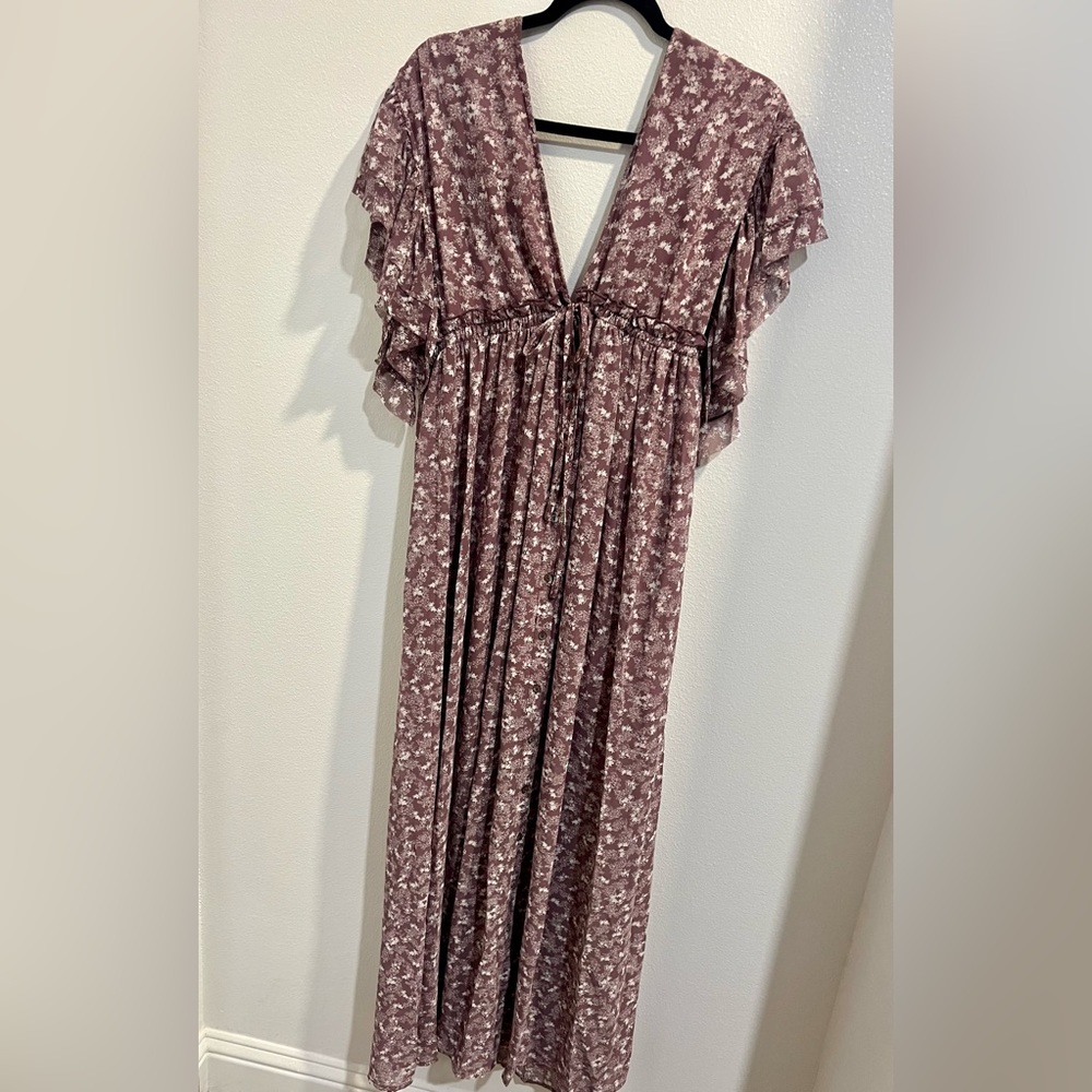 Lilac Maxi dress - size medium